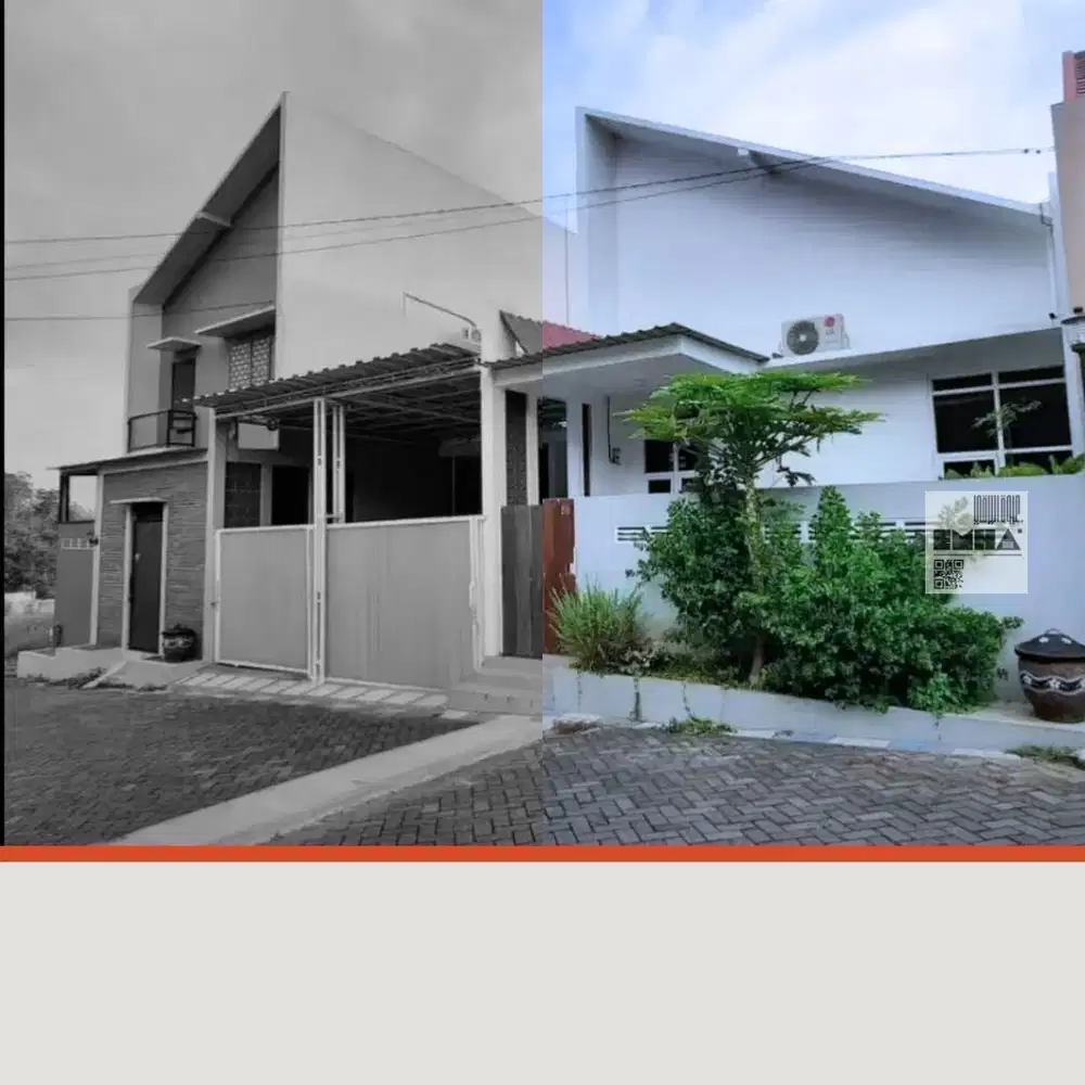 Rumah 2 Lantai Full Furnished Perumahan Pandanwangi Blimbing Malang