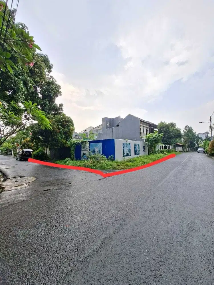 Tanah Kavling Hook 448 meter di pondok indah jakarta selatan dekat pim