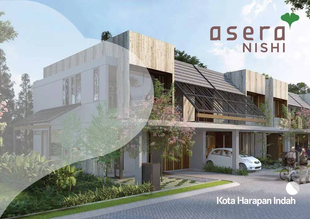 Rumah 2 Lantai konsep Jepang Kamar 3 bisa KPR Bebas banjir Harga 1M-an