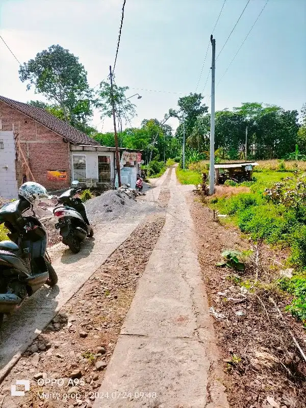 tanah siap bangun posisi hook