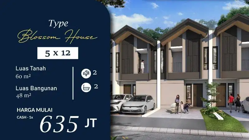 Di Jual Rumah Dekat Bandara Cluster Blosssom Royal Batavia Tangerang