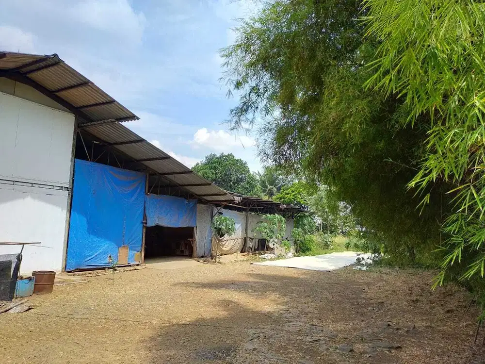 DIJUAL GUDANG HITUNG TANAH AJA DEKAT PASAR PARUNG