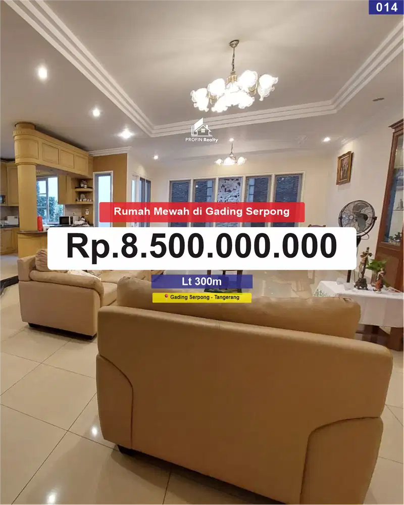 Dijual  rumah Pondok Hijau Golf, Gading Serpong