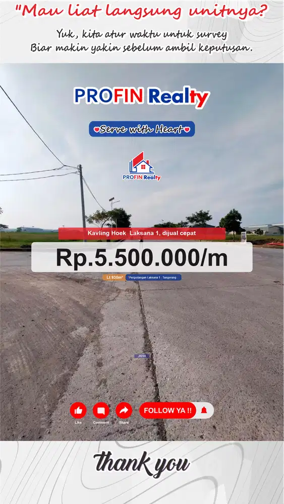 Kavling hoek Komplek Pergudangan Laksana 1