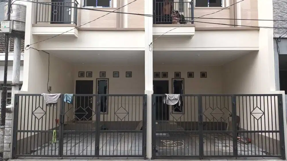 TANJUNG DUREN, DIJUAL RUMAH BARU 4 X 13 TDK BANJIR JALAN 1 MOBIL