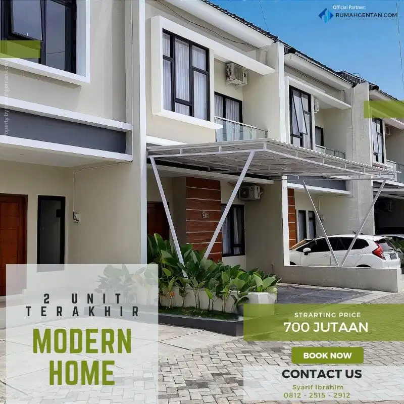 Rumah Gentan Cluster Premium SHM Ready 2 Unit Terakhir
