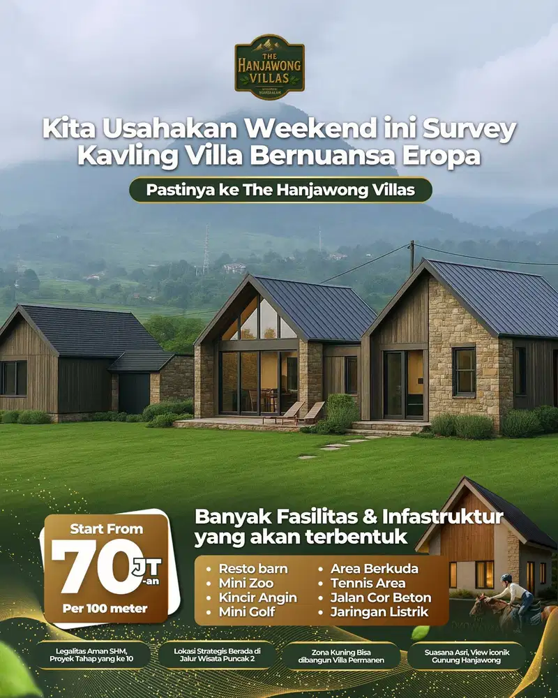 Di Jual Tanah Kavling Siap Bangun Jalur Puncak 2 Bogor Hanya 70jtaan