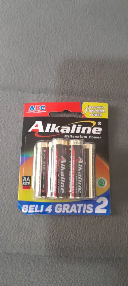 Baterai Alkaline tipe A2