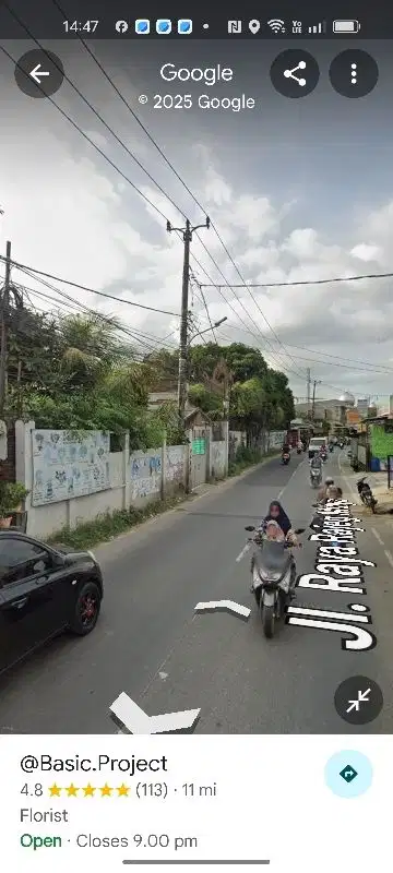 Dijual Cepat Kavling Berpagar ex Rumah Walet Rajeg