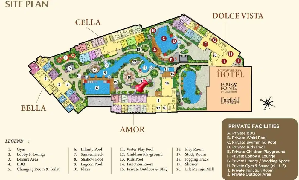 Di jual apartemen 2 BR