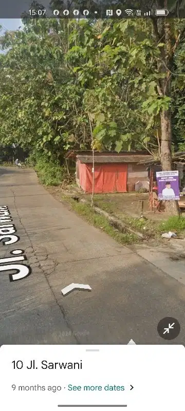 Dijual Kavling Kebun Jati Dan Sengon dekat Stasiun Tenjo