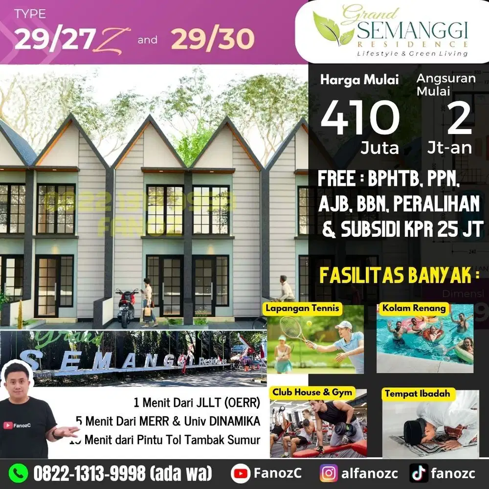 grand semanggi, rumah murah surabaya, rumah minimalis, rumah rungkut