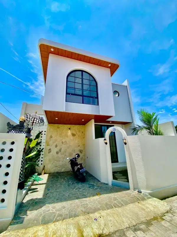 villa di sanur, villa baru modern, villa murah