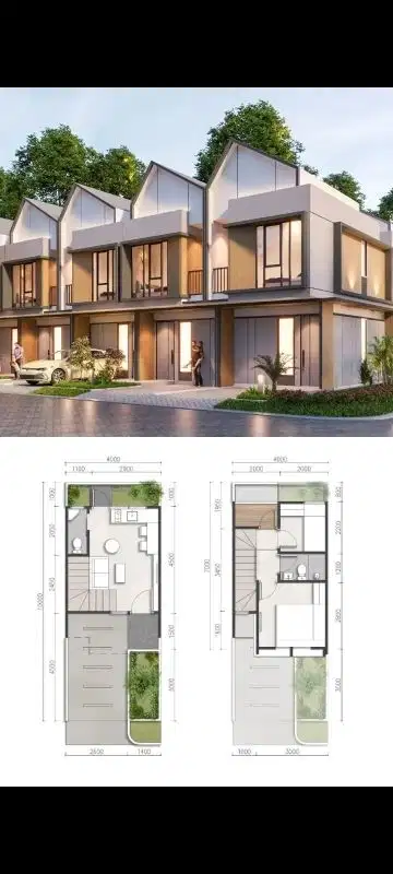 Di jual murah rumah dua lantai