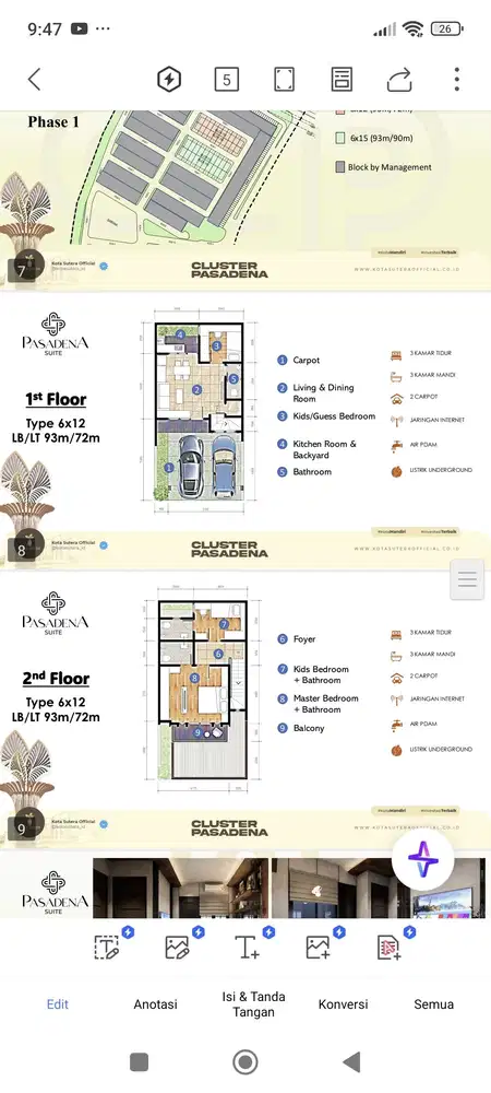 Rumah Cantik Cluster Pasadena DP bisa dicicil 10x Tangerang