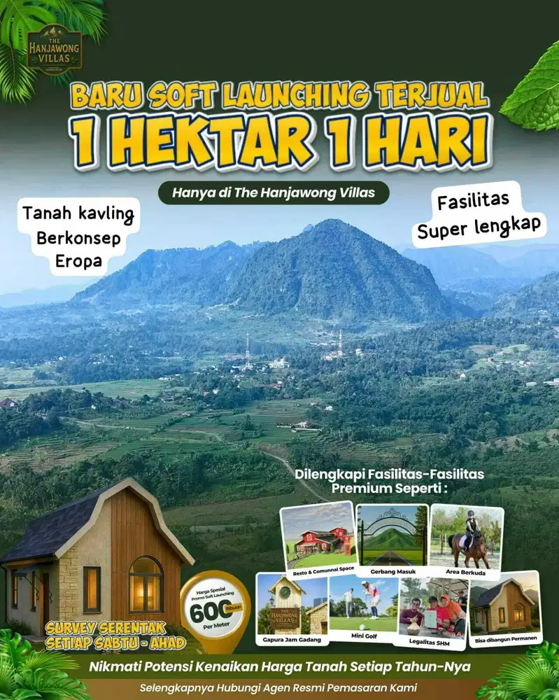 The Hanjawong Villas Kavling Villa Bernuansa Modern Di Bogor Timur