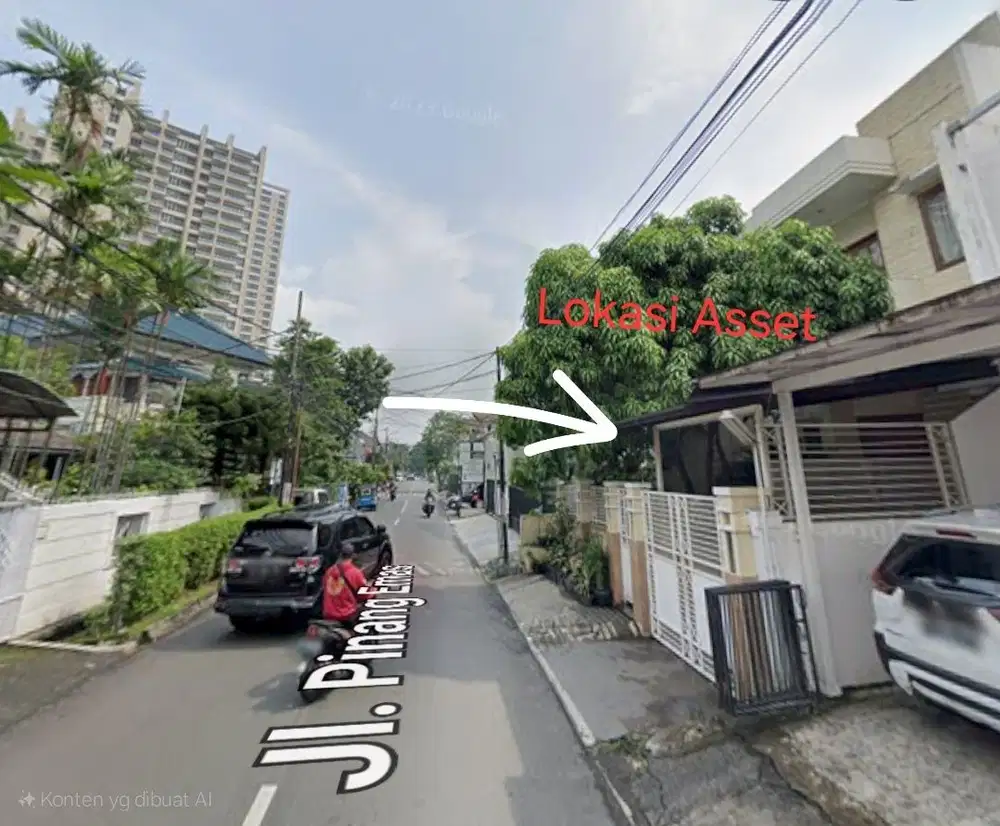 Dijual Murah Rumah Lelang di Pondok Indah Jakarta Selatan