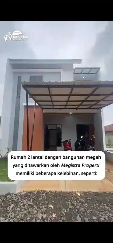 Rumah 2 lt TNPA dp free All in 15 menit St citayam tajurhalang