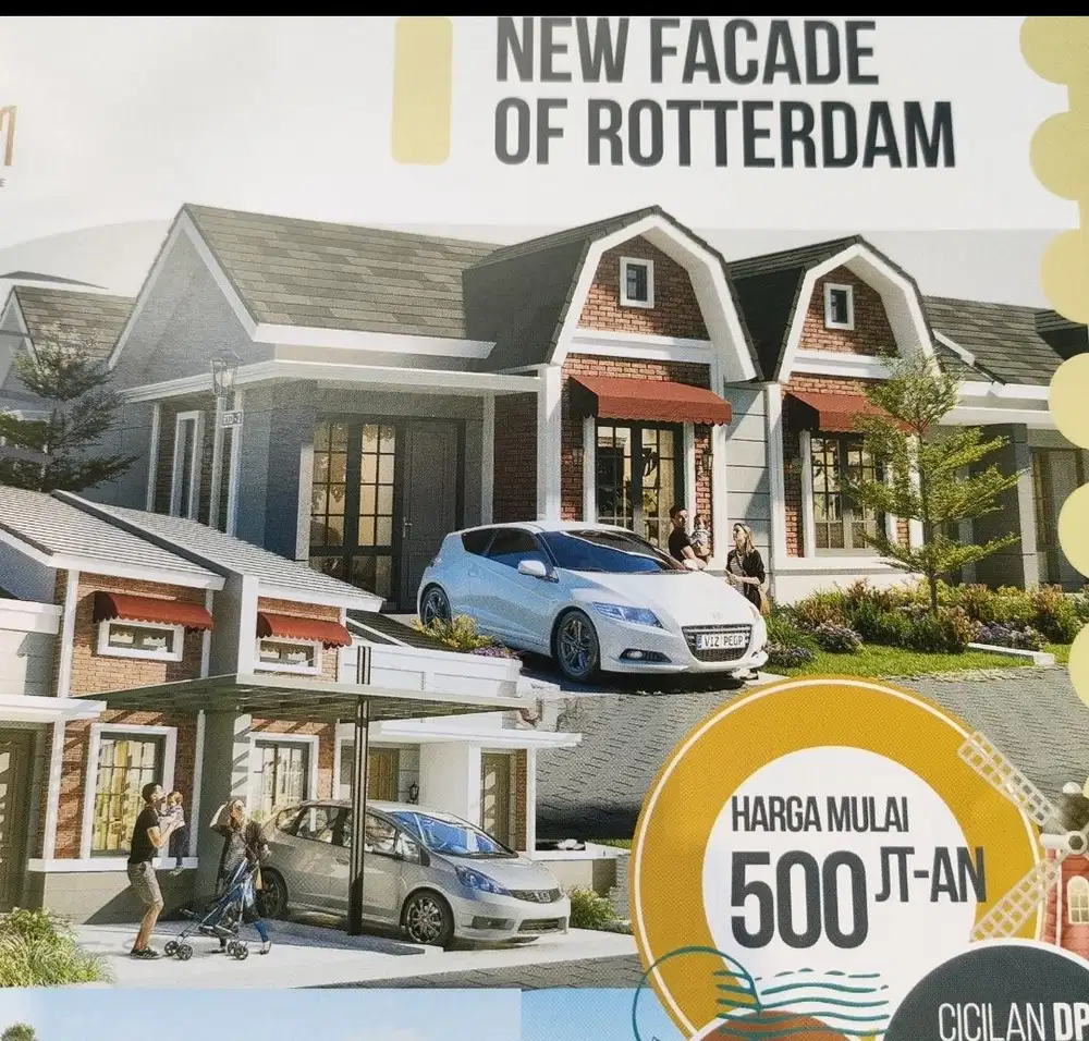 Jual rumah 1 lantai DP bisa diccil 10 bulan,kota sutera grand batavia