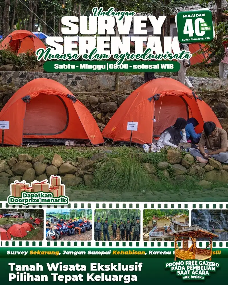 KAVLING VILLA NUANSA SIAP BANGUN DI AREA WISATA BOGOR