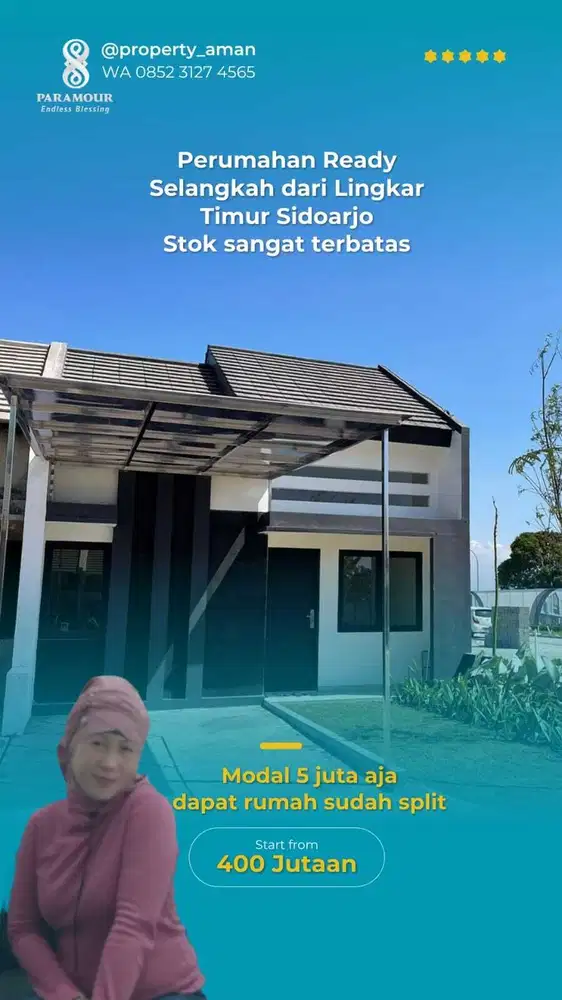 Perumahan Ready TERSTRATEGIS 500 JUTAAN SAJA