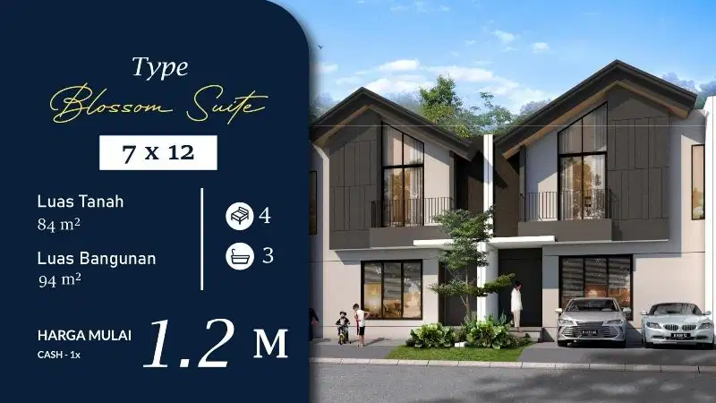 Type Blosssom Suite Tertinggi  Royal Batavia dengan 4 Kamar Tidur