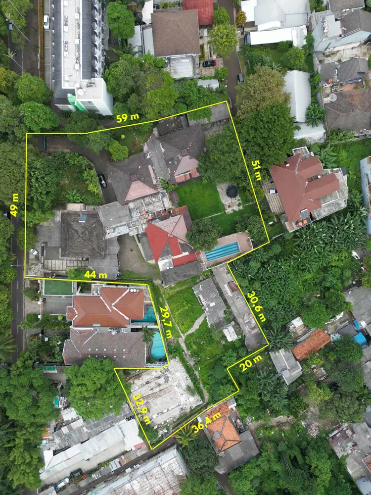 DIJUAL KAVLING BESAR AREA PATRA KUNINGAN JAKARTA