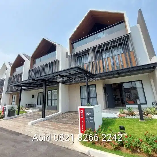 rumah di cluster strozzi gading serpong siap huni