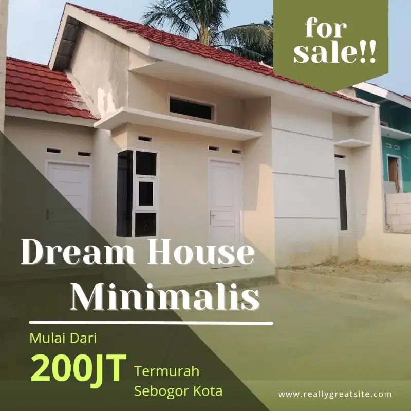 Investasi Cerdas Di Bogor Kota, 7 Menit dari stasiun