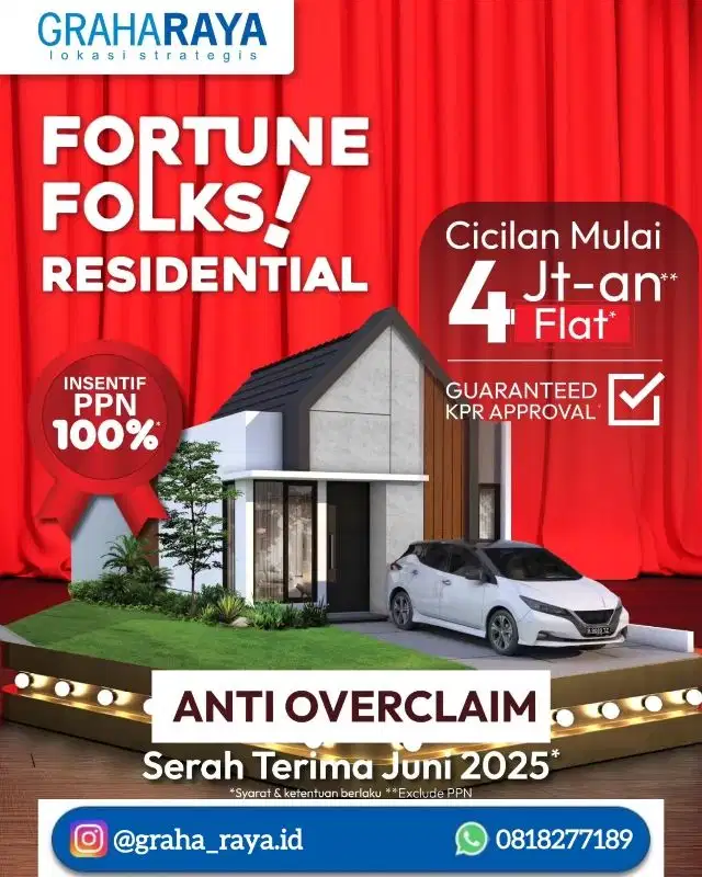 Rumah Fortune Folks  Graha Raya Bintaro