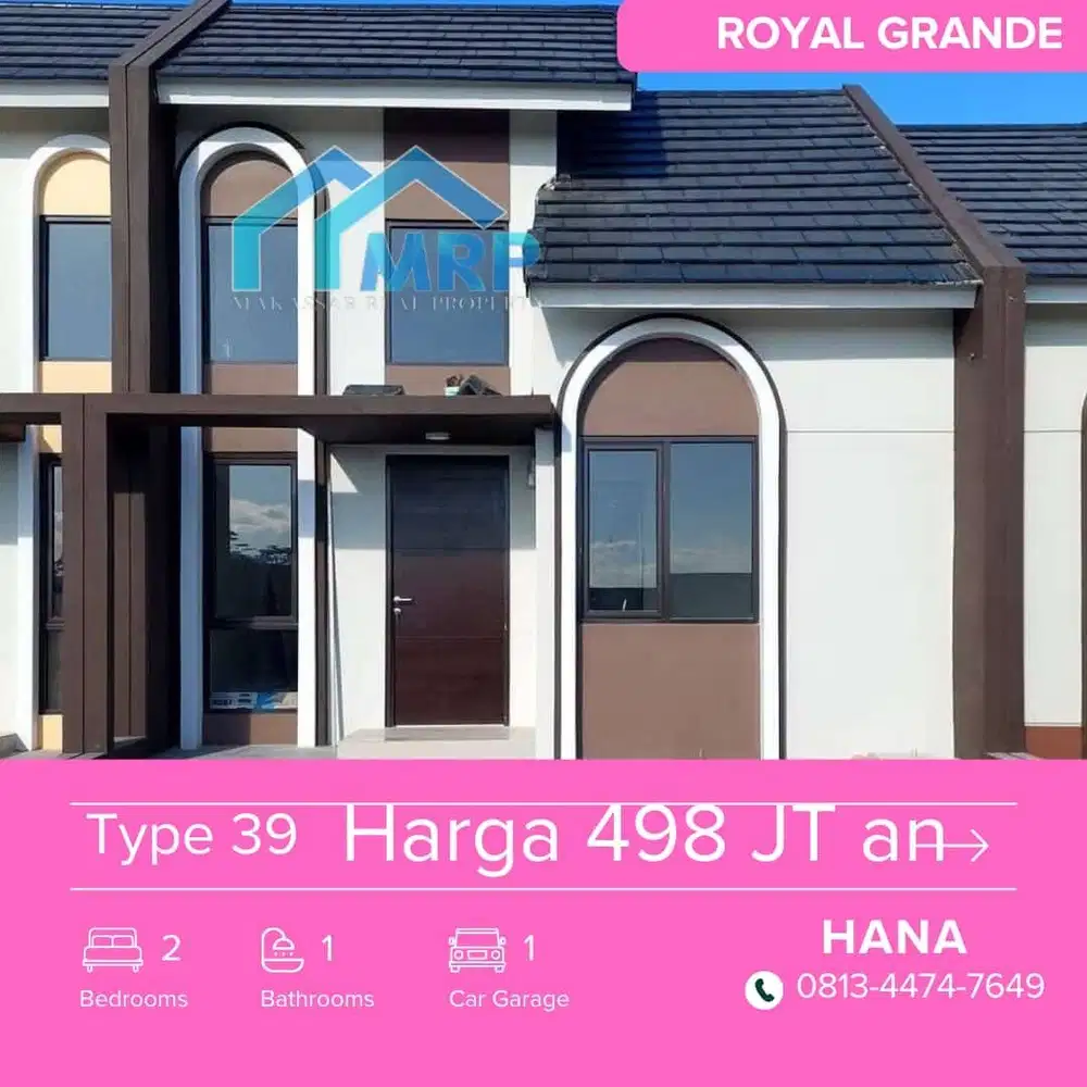 Perumahan Royal Grande depan Grandmall