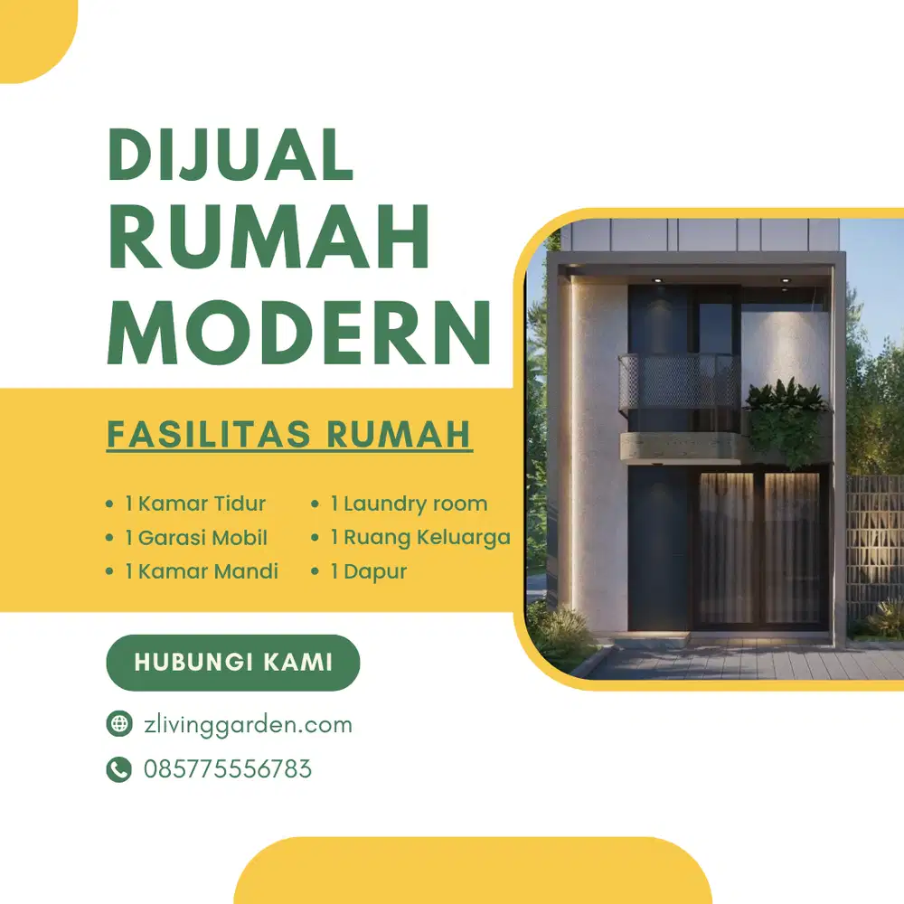 rumah 2 lantai harga 1 lantai di bandung