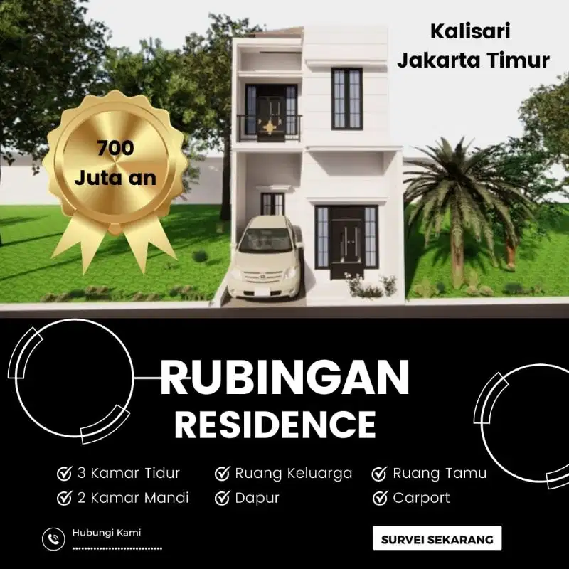 rumah baru indent Kalisari 750jt