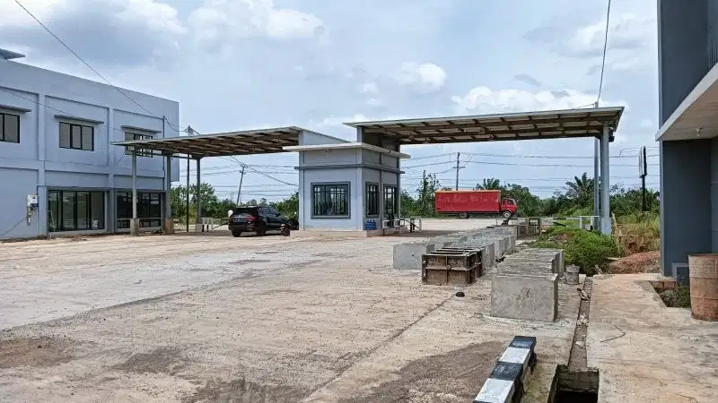 Dijual Gudang siap pakai Tanjung api api.