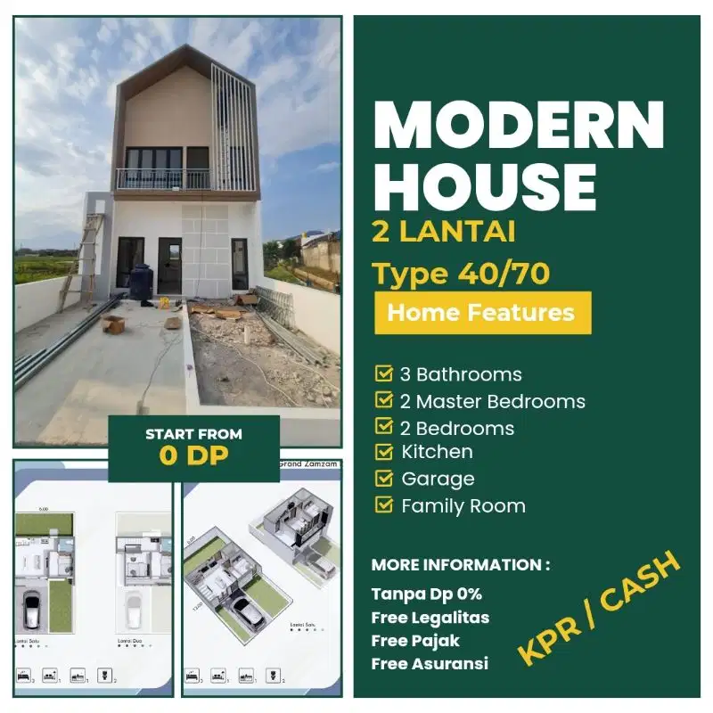 Rumah Bandung Timur TANPA DP Mewah berkualitas