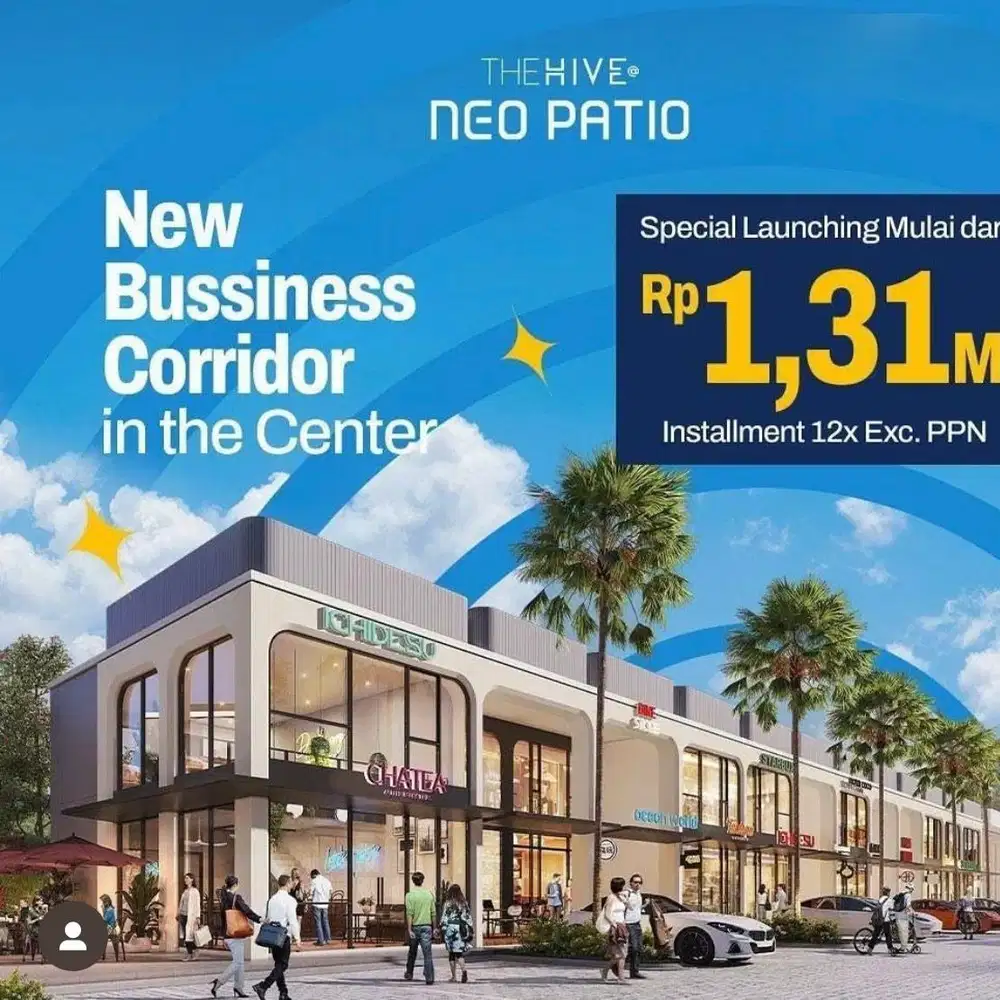 RUKO DP 5 % & FREE BIAYA KPR THE HIVE NEO PATIO