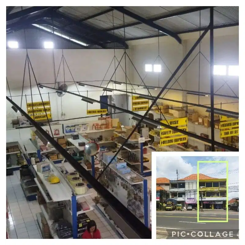 Dijual gudang bonus ruko 3 lantai di Gatsu Denpasar