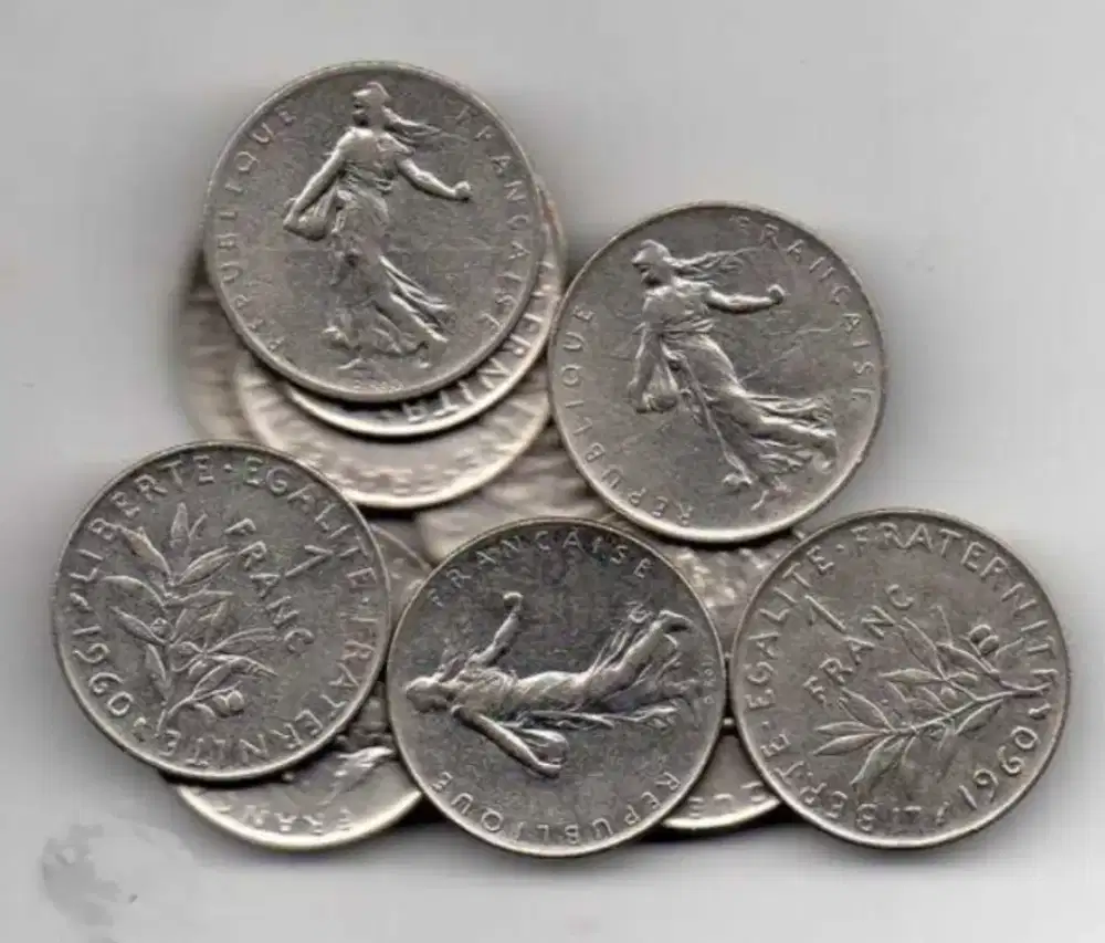 Koin Perancis 1 Franc