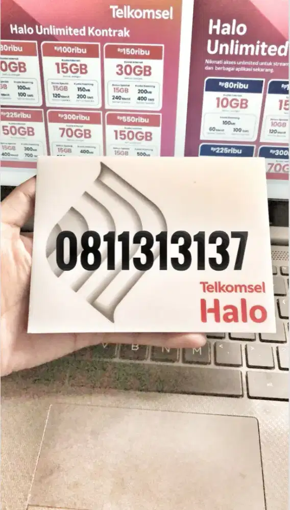 TELKOMSEL HALO 10 DIGIT PASCABAYAR NOCAN 131313X