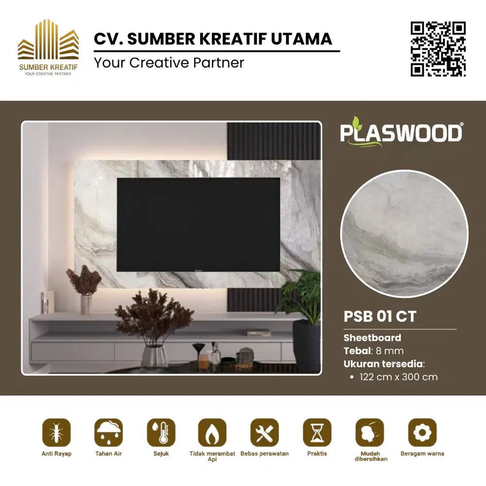 CV SUMBER KREATIF UTAMA - Pusat Plafon PVC & WPC Bali (Sheetboard)
