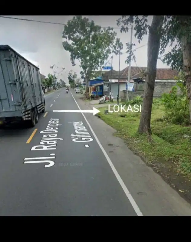 TANAH HOOK 6 ARE / 600 M2 DI JALAN UTAMA PROVINSI DENPASAR GILIMANUK