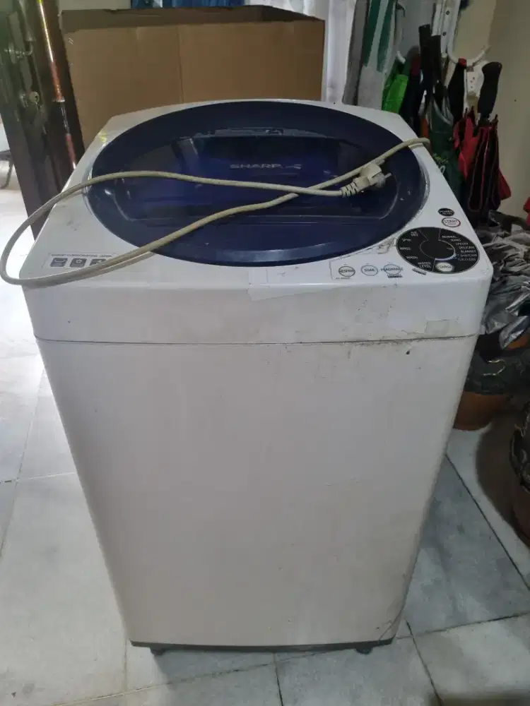 Mesin cuci Sharp 8 kg 1 tabung ES-M905P