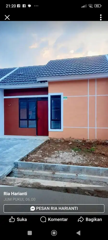 Rumah subsidi perumahan the garden cikarang 2 terdekat lippo dp30jt