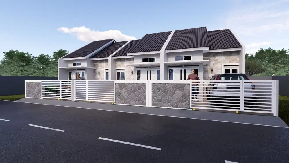 dijual rumah minimalis modern di pilar biru Cibiru hilir Bandung timur