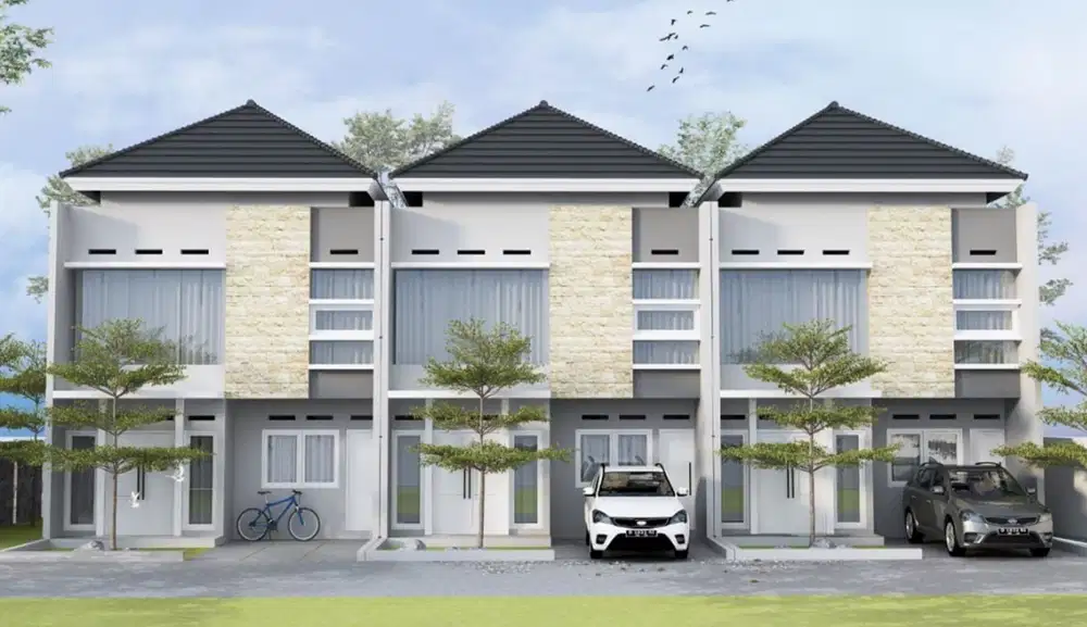 DIJUAL RUMAH 2 LANTAI READY 12 KM DARI GBK GAK BANJIR DI KREO LARANGAN