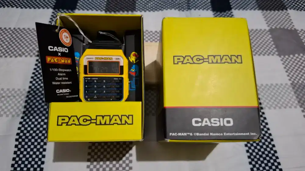 Casio collab PacMan like new garansi On