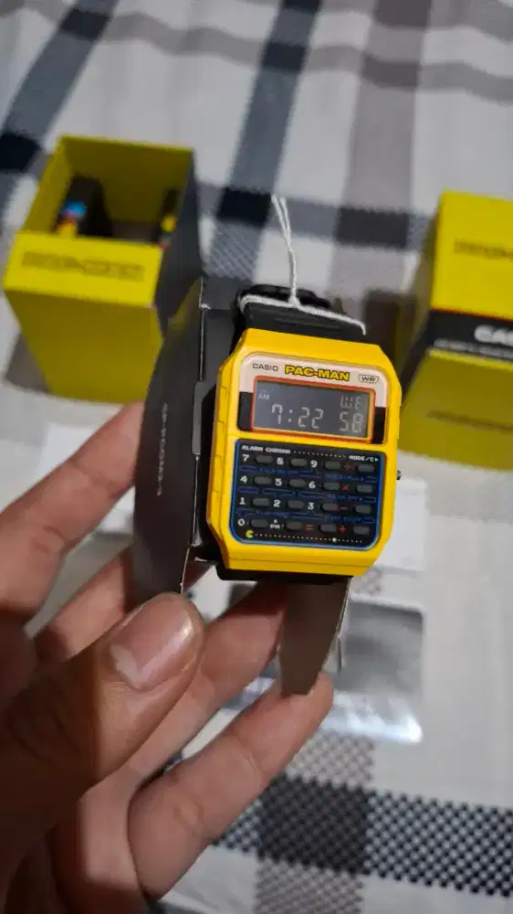 Casio collab PacMan like new garansi On
