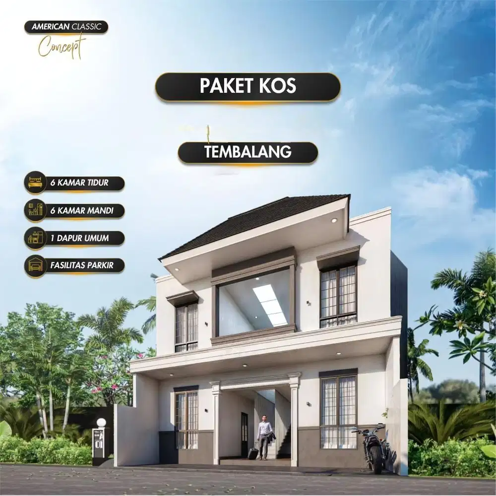 DiJual KOST FULL FURNISHED STRATEGIS dekat UNDIP Tembalang Semarang