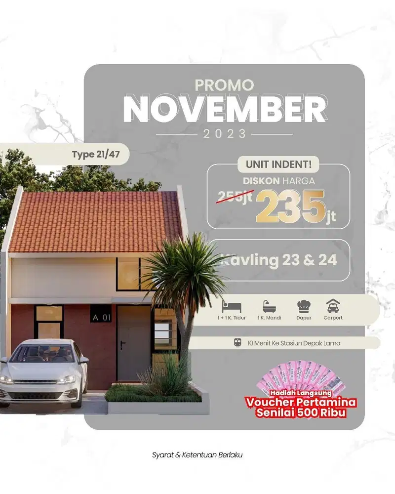 Cluster Baru Depok 200itan Murah Banget Desain Modern Surat Aman