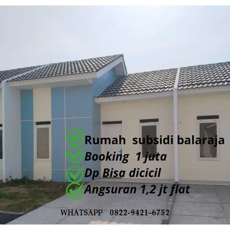 Rumah subsidi program pemerintah